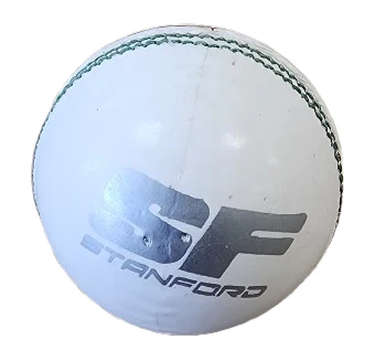 SF Super County Cricket Ball - WHITE - Senior Size (Pack of 1) - Image 4