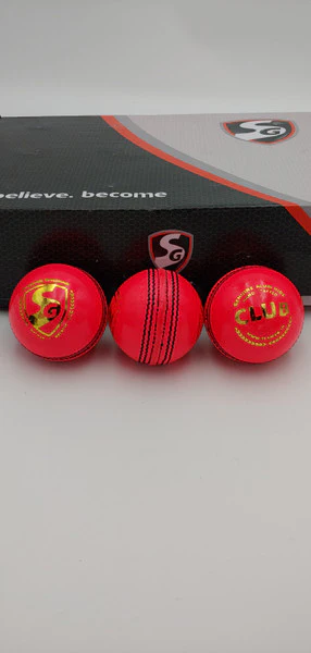 SG Club Cricket Ball - PINK - Senior Size (Pack of 1) - Image 6