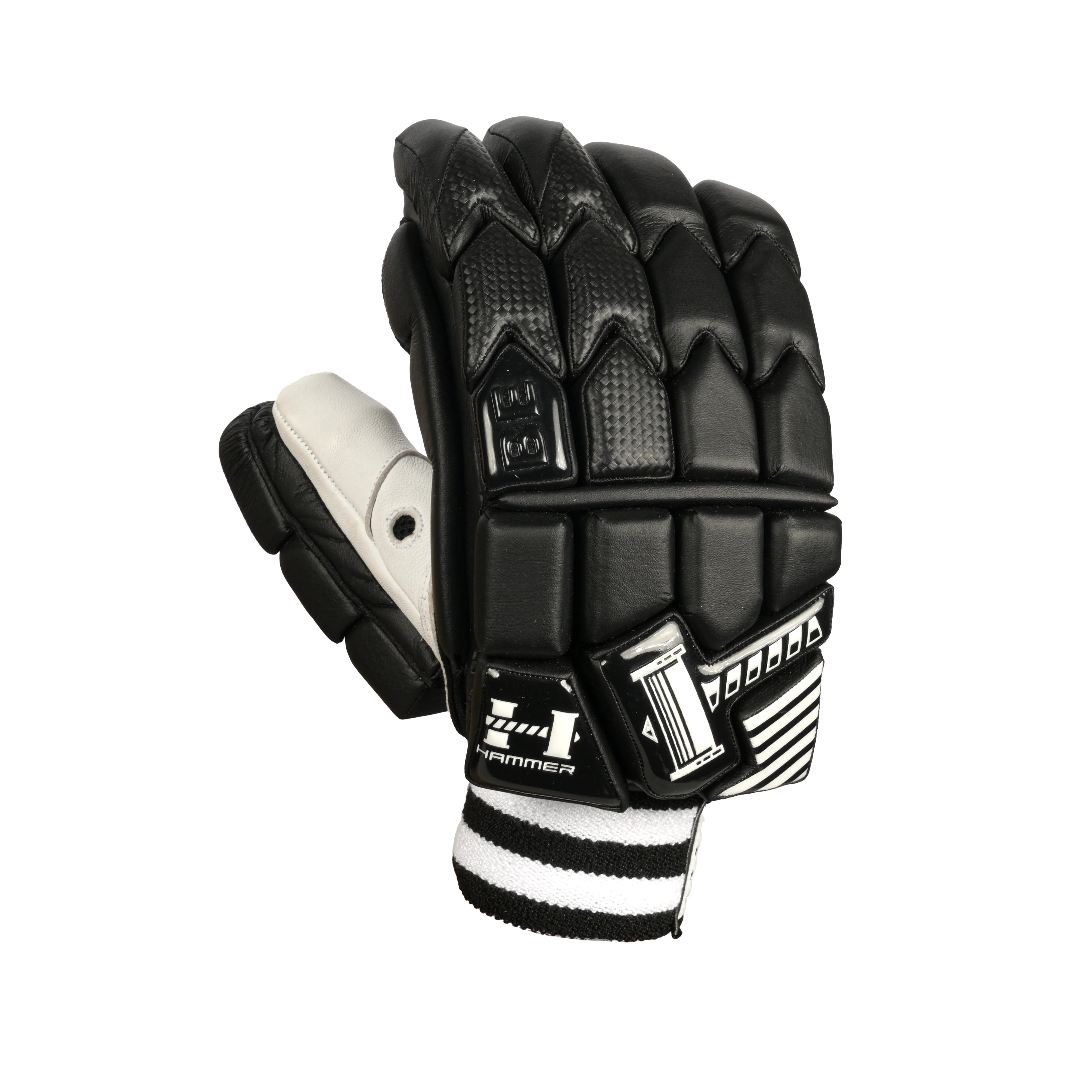 Hammer Black Edition Batting Gloves - Black - Image 4