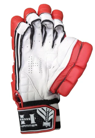 Hammer Black Edition Batting Gloves - Red - Image 5