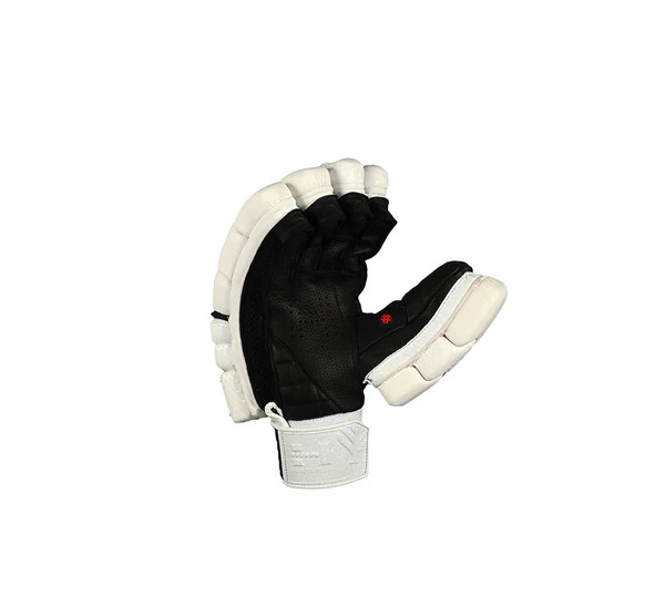 Hammer Black Edition Batting Gloves- White - Image 4