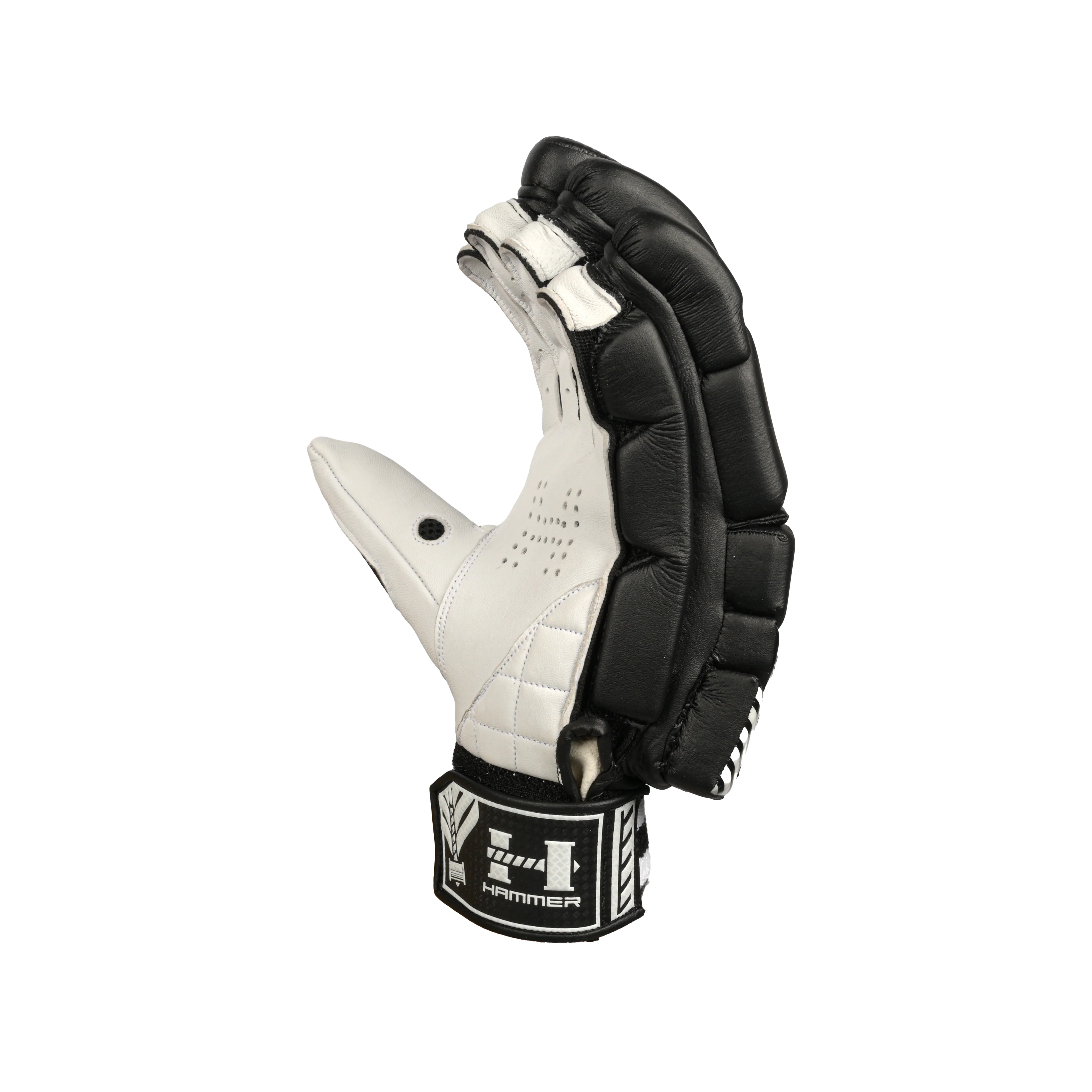 Hammer HEL 156 Batting Gloves - Black - Image 3