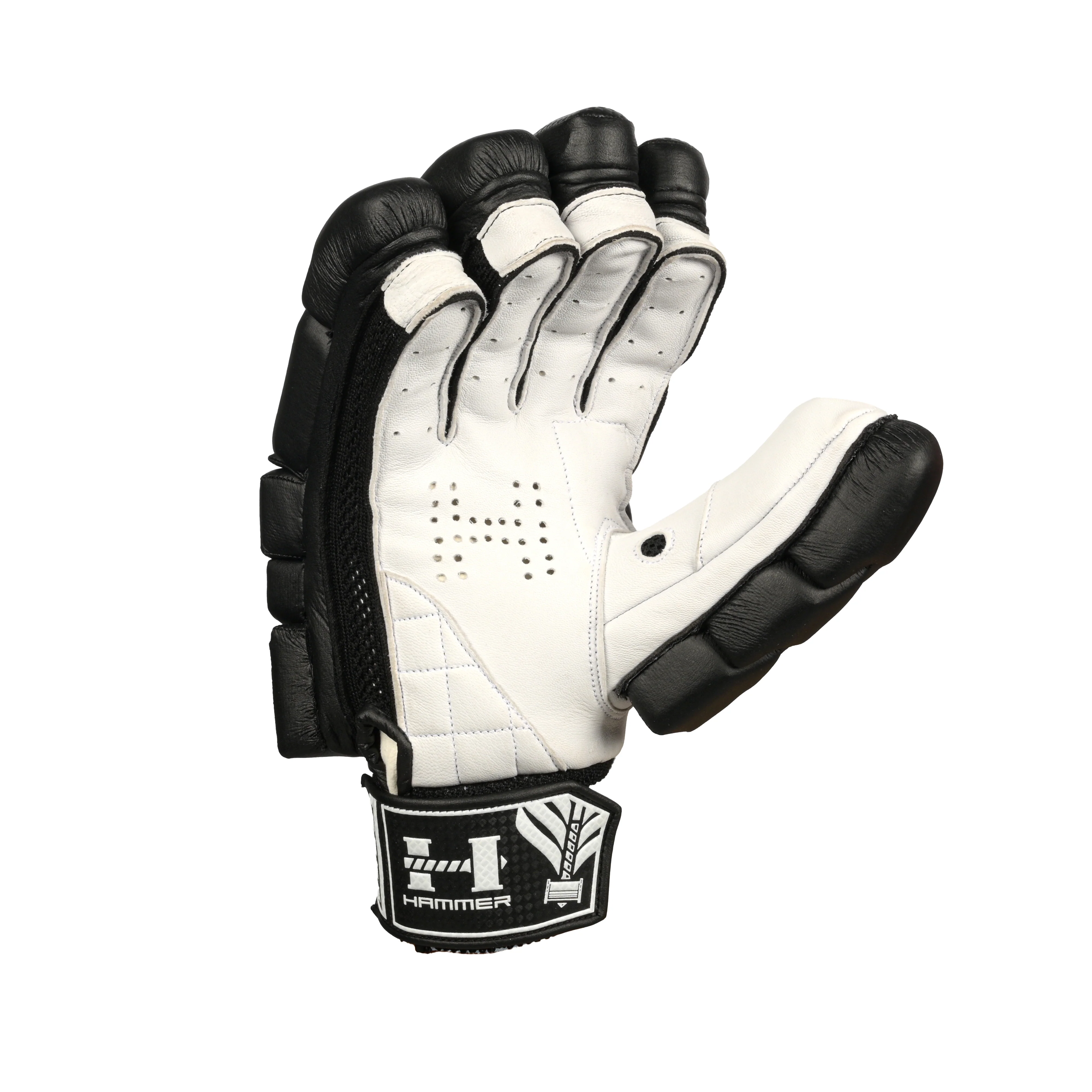 Hammer HEL 156 Batting Gloves - Black - Image 6