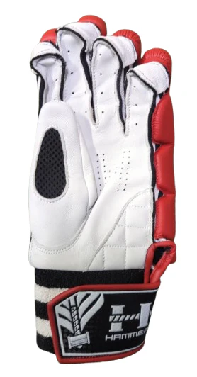 Hammer HEL-156 Batting Gloves - Red - Image 2