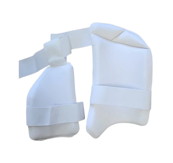 Hammer Black Edition Combo Thigh Guard - White/Red - Image 4