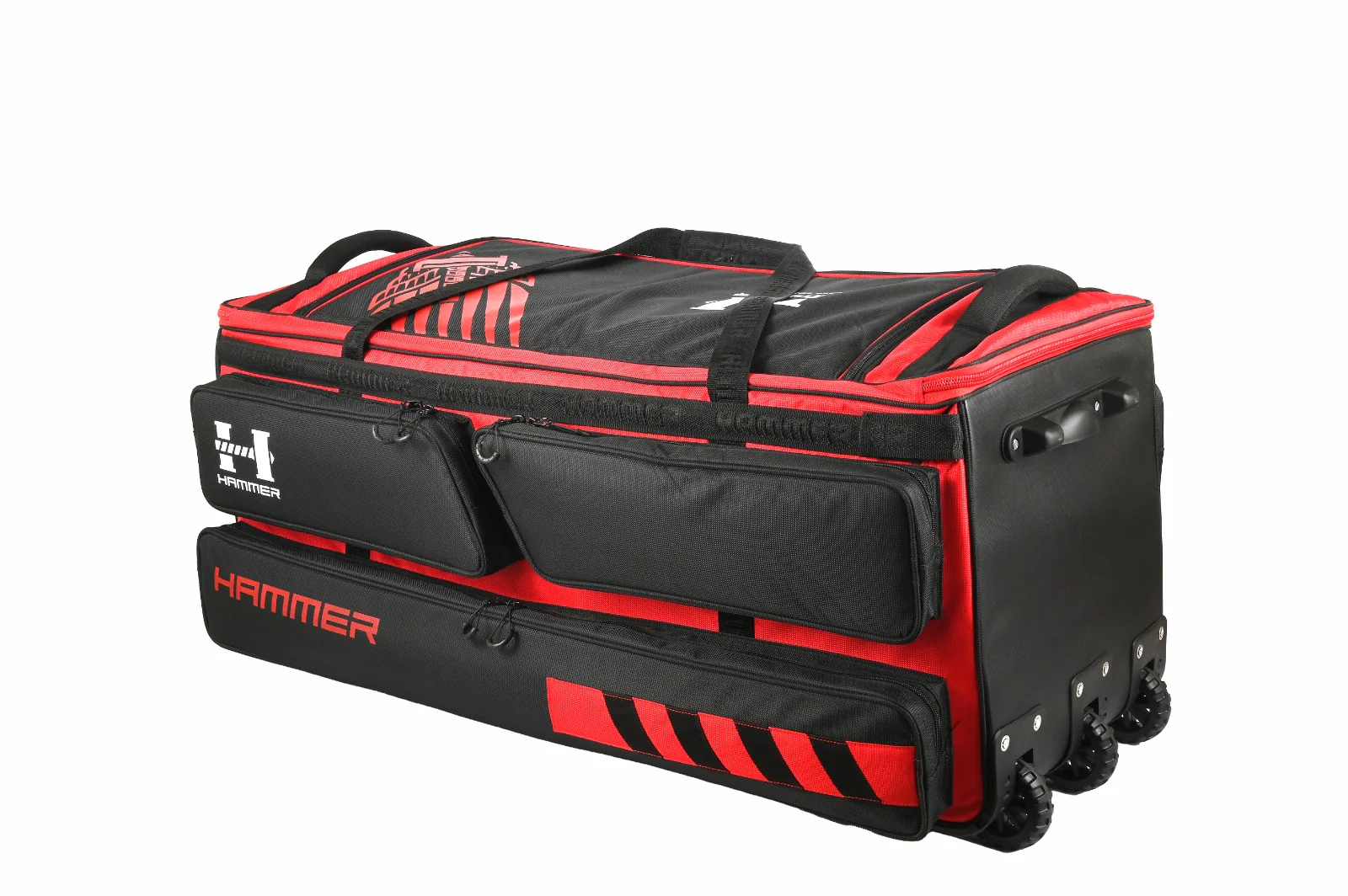 Hammer Black Edition Trolley Wheelie Cricket kit Bag - Image 3