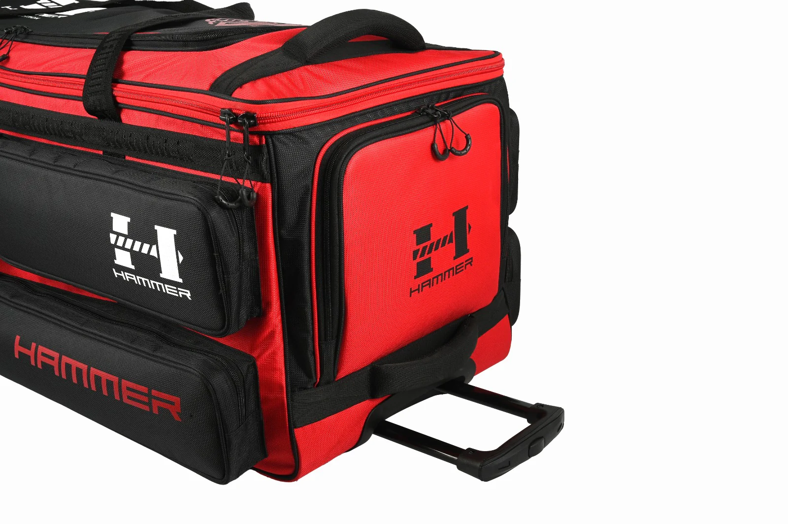 Hammer Black Edition Trolley Wheelie Cricket kit Bag - Image 4