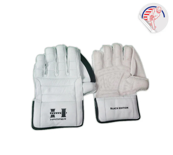 Hammer Black Edition Wicket Keeping Gloves - Image 3