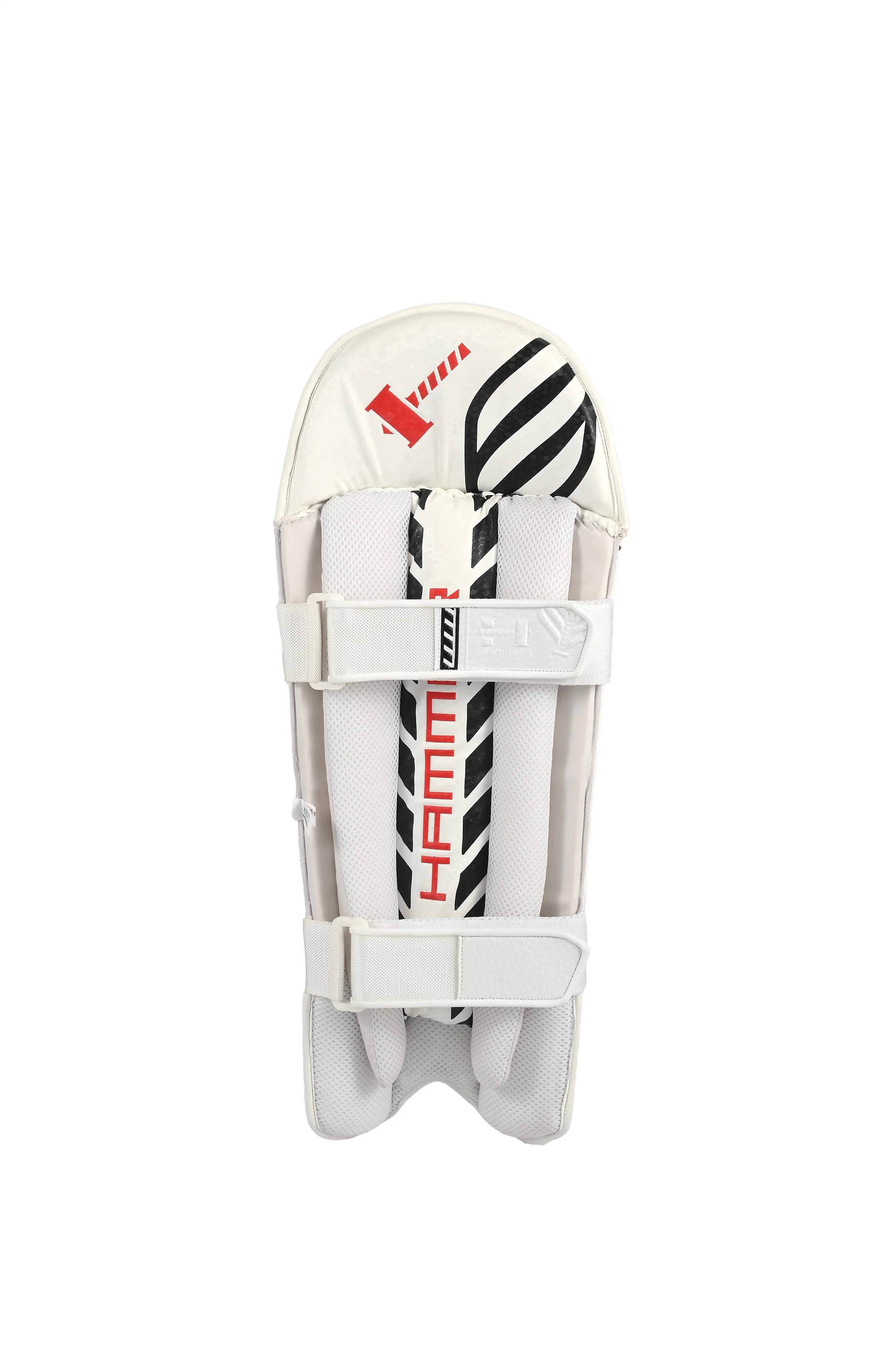 Hammer Black Edition Wicket keeping pads - WHITE - Image 2