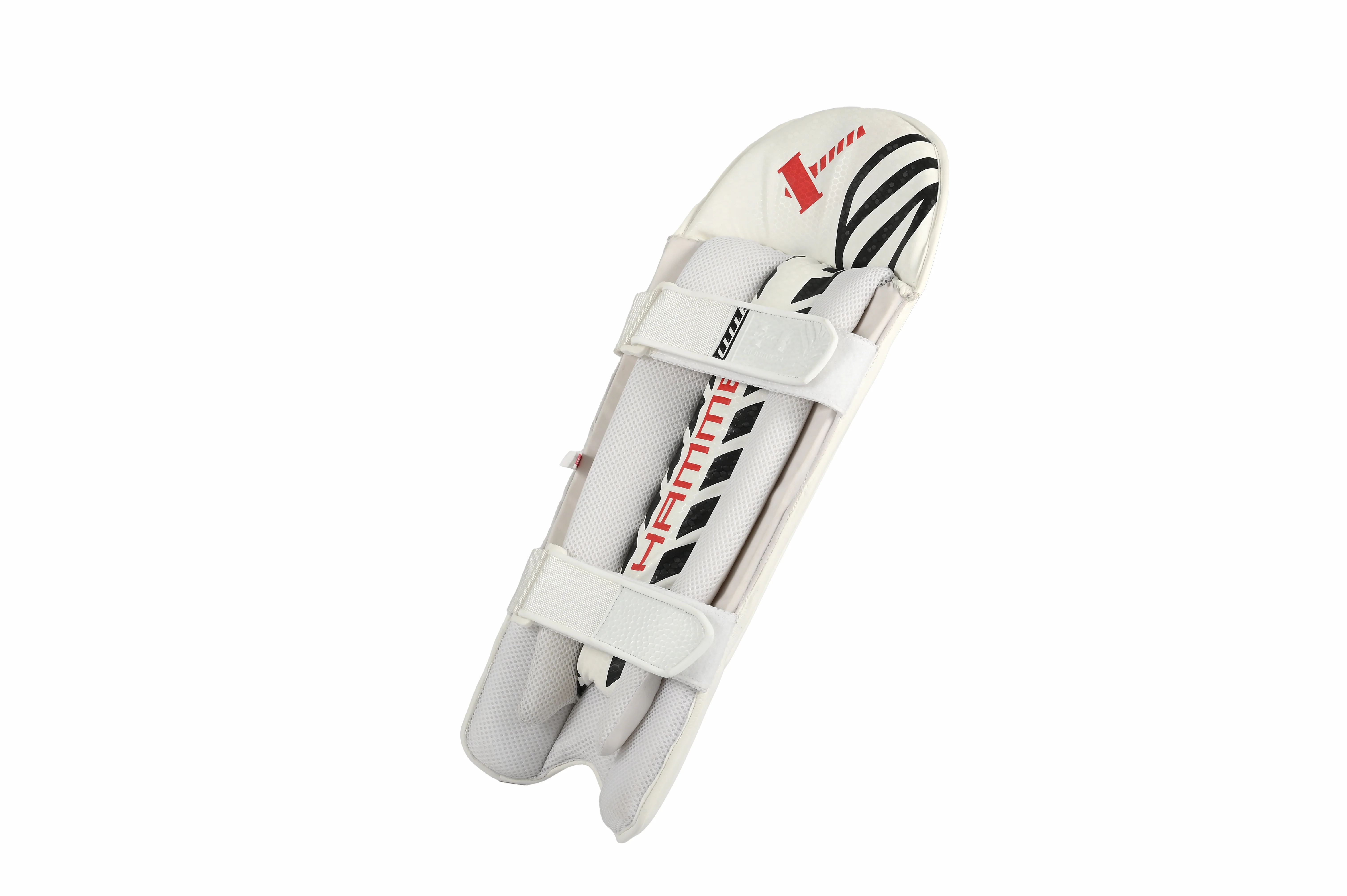 Hammer Black Edition Wicket keeping pads - WHITE - Image 4