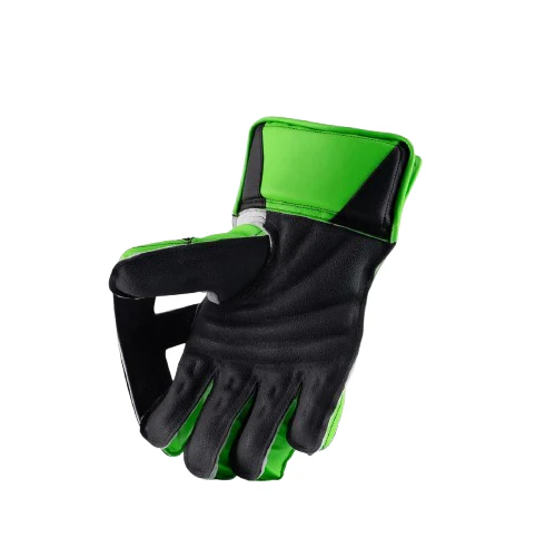 Gray Nicolls Test Wicket Keeping Gloves (Green/Black) - Image 3