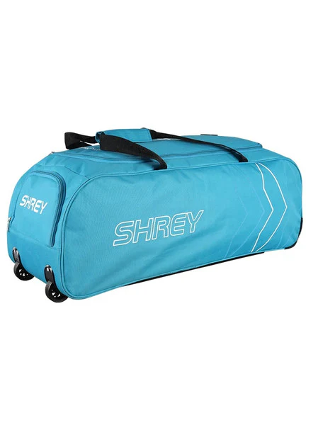 Shrey Kare Wheelie Bag-Cerulean & Cyan