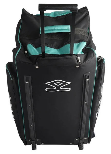 Shrey Match Wheelie Bag  -Black & Green - Image 3