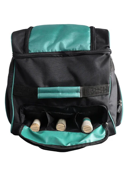 Shrey Match Wheelie Bag  -Black & Green - Image 4