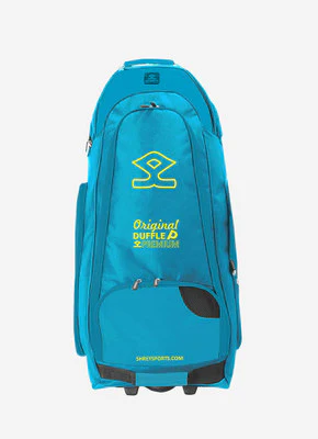 Shrey Original Pro Premium Duffle Wheelie Cricket Bag - Cerulean & Grey - Image 3