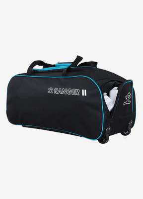 Shrey Ranger Wheelie Bag -Black & Blue - Image 5