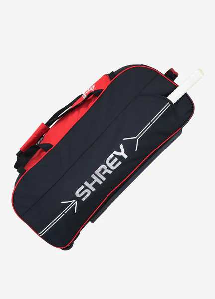 Shrey Ranger Wheelie Bag -Black & Red - Image 2