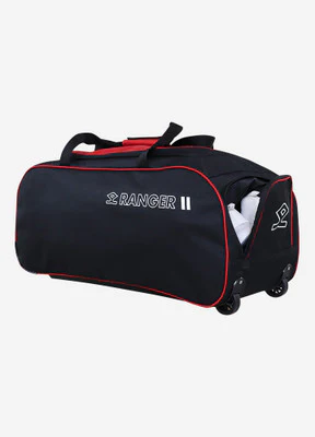 Shrey Ranger Wheelie Bag -Black & Red - Image 5
