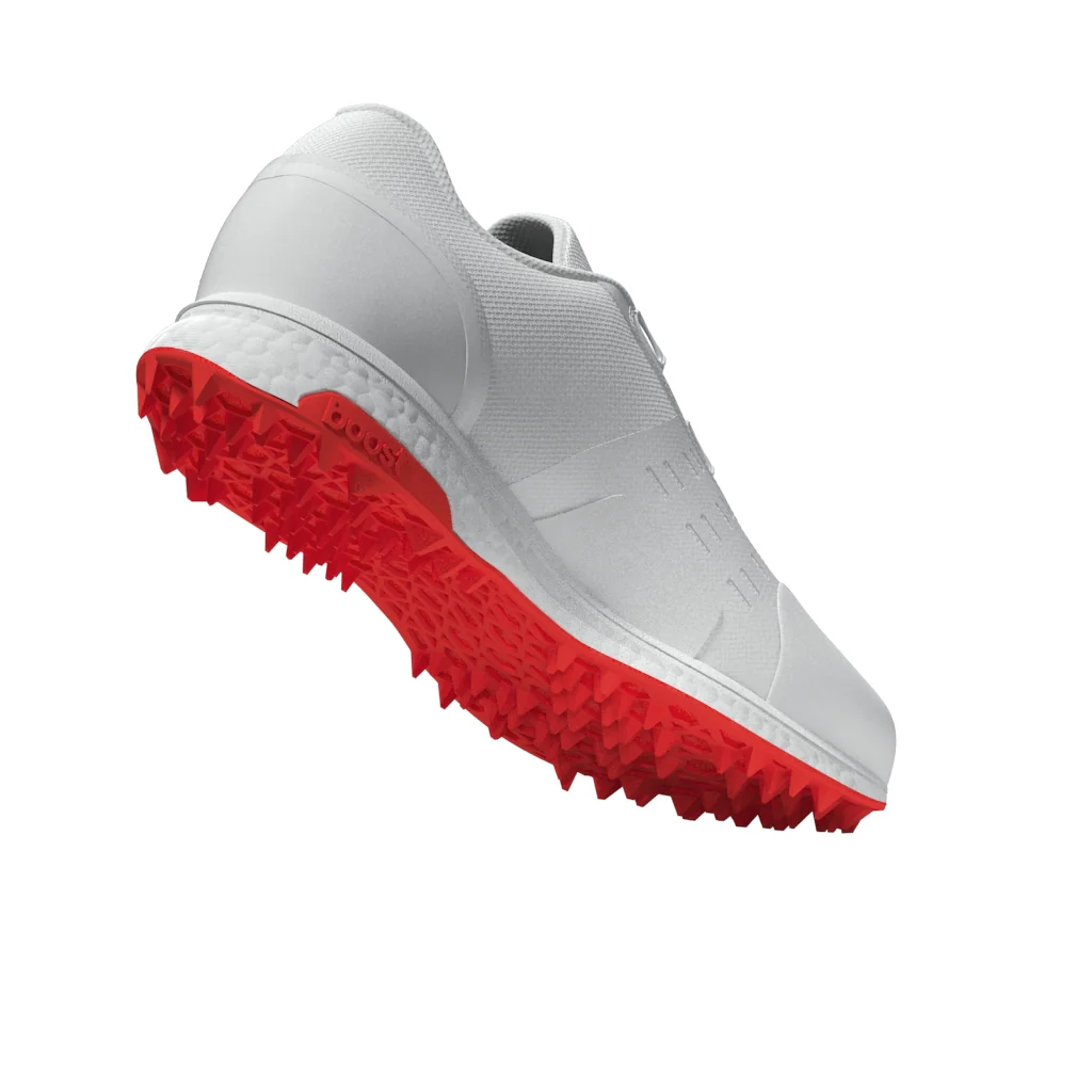 Adidas 22YDS Boost Cricket Shoes (Orange and Blue) - Image 6