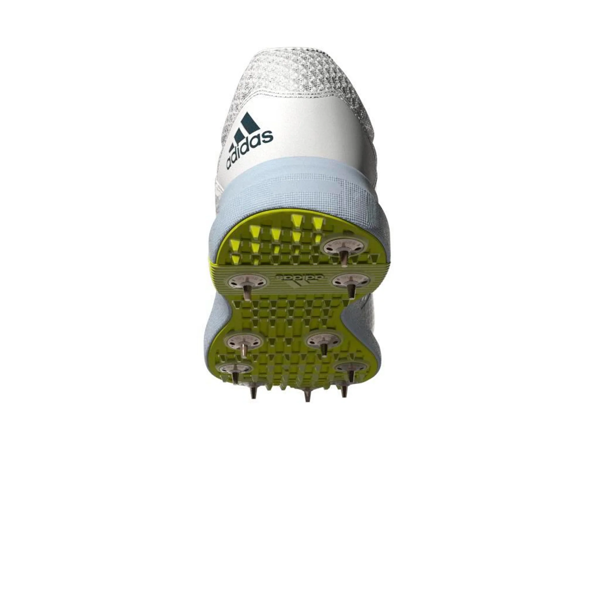 Adidas Adipower Vector MID White Yellow Cricket Shoes - Image 12