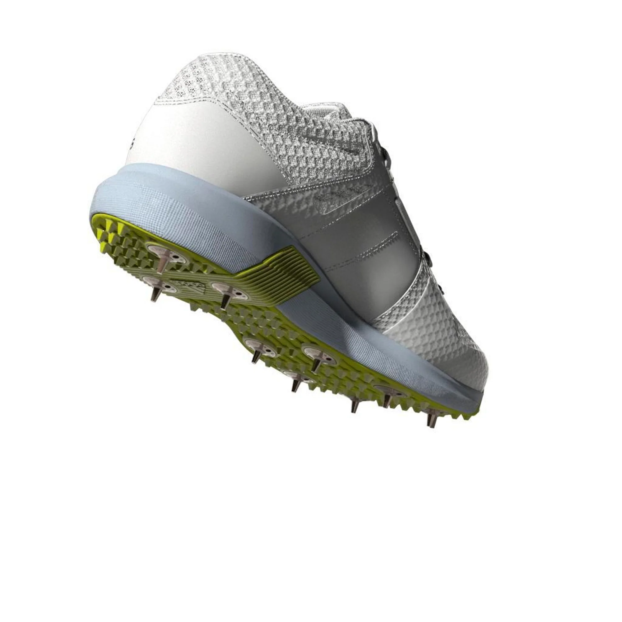 Adidas Adipower Vector MID White Yellow Cricket Shoes - Image 15
