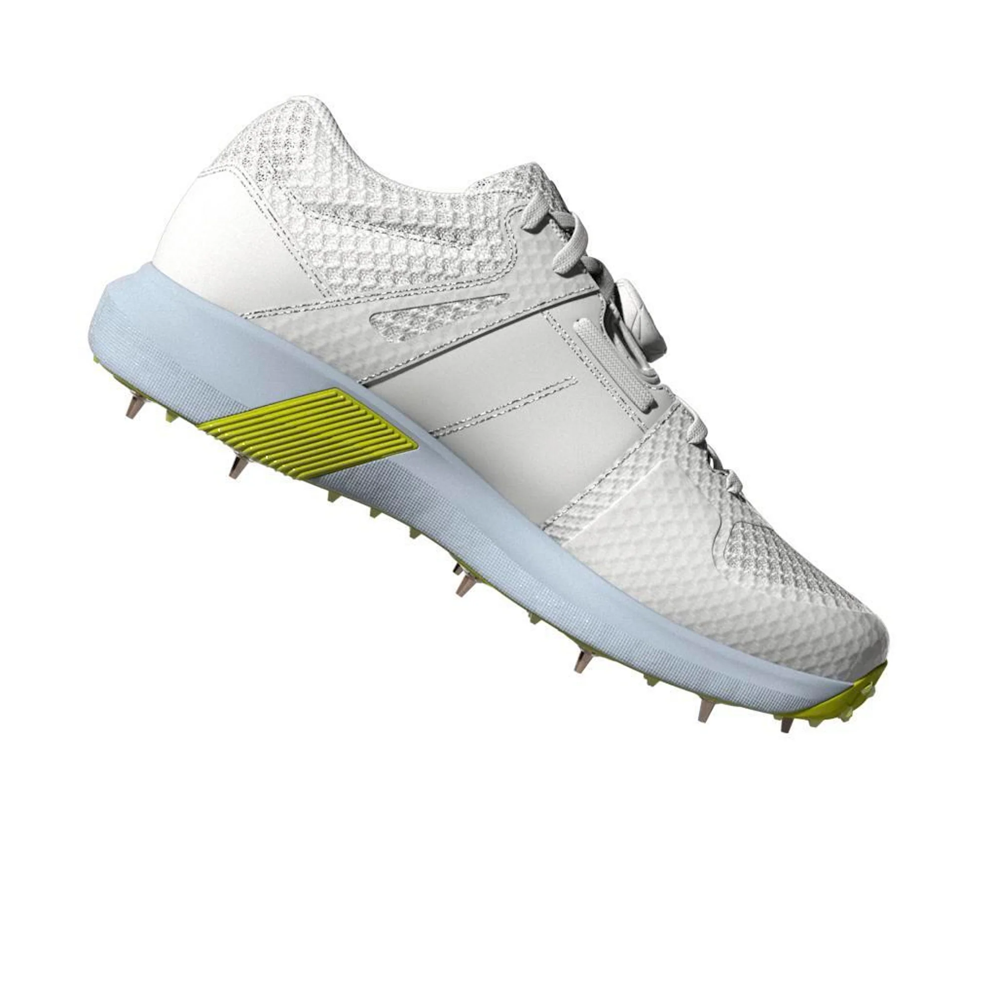 Adidas Adipower Vector MID White Yellow Cricket Shoes - Image 16