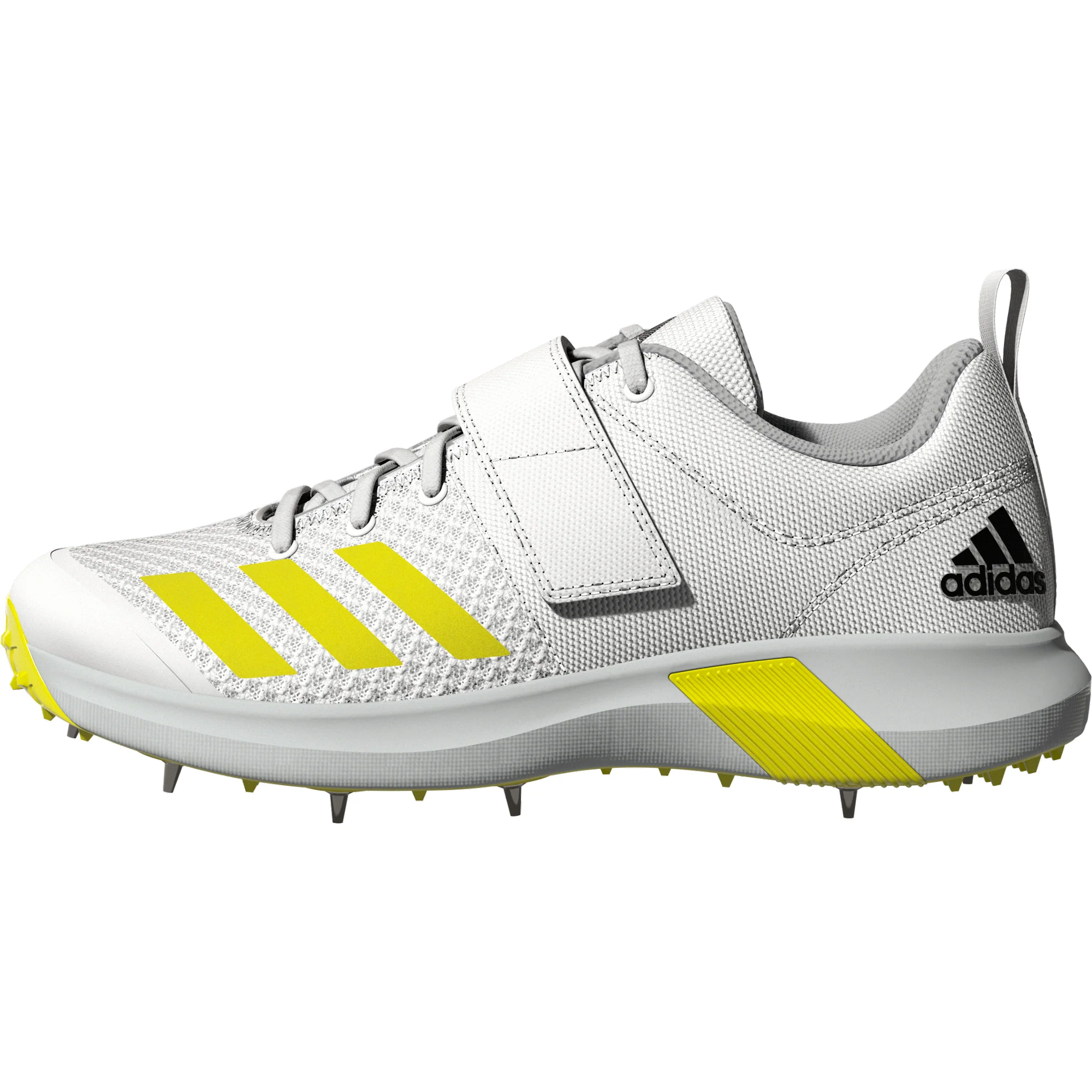 Adidas Adipower Vector White Yellow Cricket Shoes - Image 10