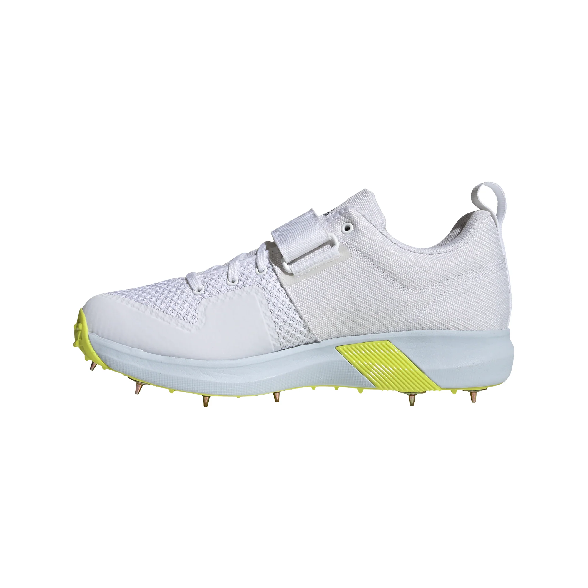 Adidas Adipower Vector White Yellow Cricket Shoes - Image 5