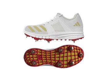 Adidas Howzat Spike Gold Met Cricket Shoes 2025 - Image 3