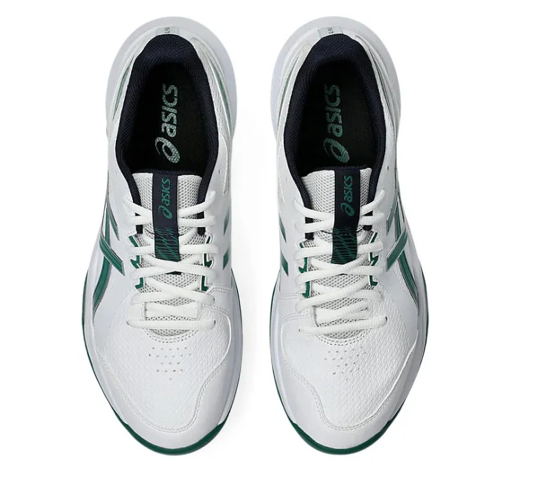Asics Gel-Peake 3 (White/ Jasper Green) Cricket Shoes - Image 6