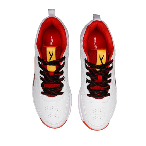 Hundred Hyper Drive Cricket Shoes (White/Red/Black) - Image 5