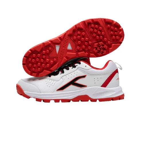 Hundred Hyper Drive Cricket Shoes (White/Red/Black) - Image 7