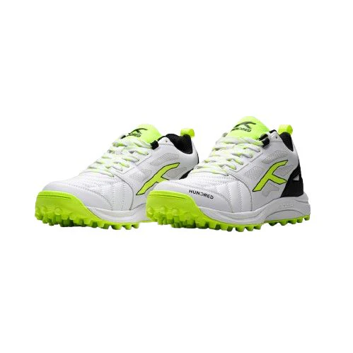 Hundred TerraField Cricket Shoes (White/Lime/Black) - Image 4