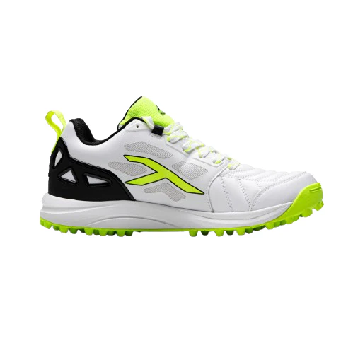 Hundred TerraField Cricket Shoes (White/Lime/Black) - Image 6