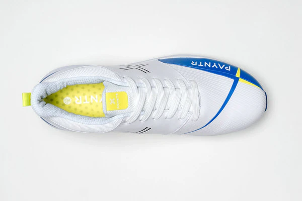 Payntr V Pimple (White & Blue) Cricket Shoes - Image 3