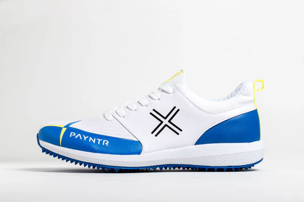 Payntr V Pimple (White & Blue) Cricket Shoes - Image 4