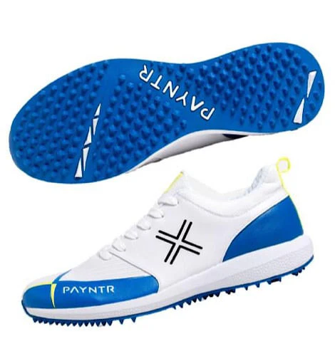Payntr V Pimple (White & Blue) Cricket Shoes - Image 6