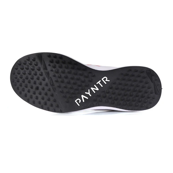 Payntr X Rubber Stud (White & Black) Cricket Shoes - Image 5