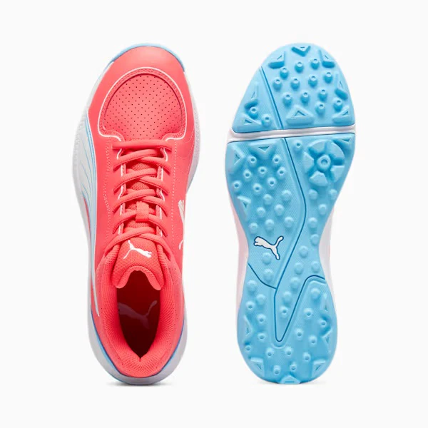 Puma 24 FH Rubber Cricket Shoes (ORCHID PUMA WHITE) - Image 3