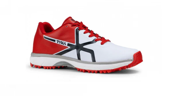 TYKA PITCH (White & Red) Cricket Shoes - Image 2