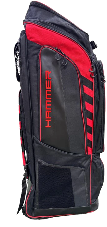 Hammer Black Edition Duffle Wheelie Cricket Bag - Black - Image 2