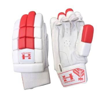 Hammer Junior Batting Gloves - White/Red