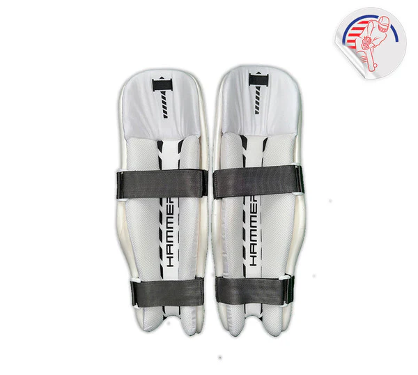 Hammer Junior Moulded Batting Pad - White - Image 4