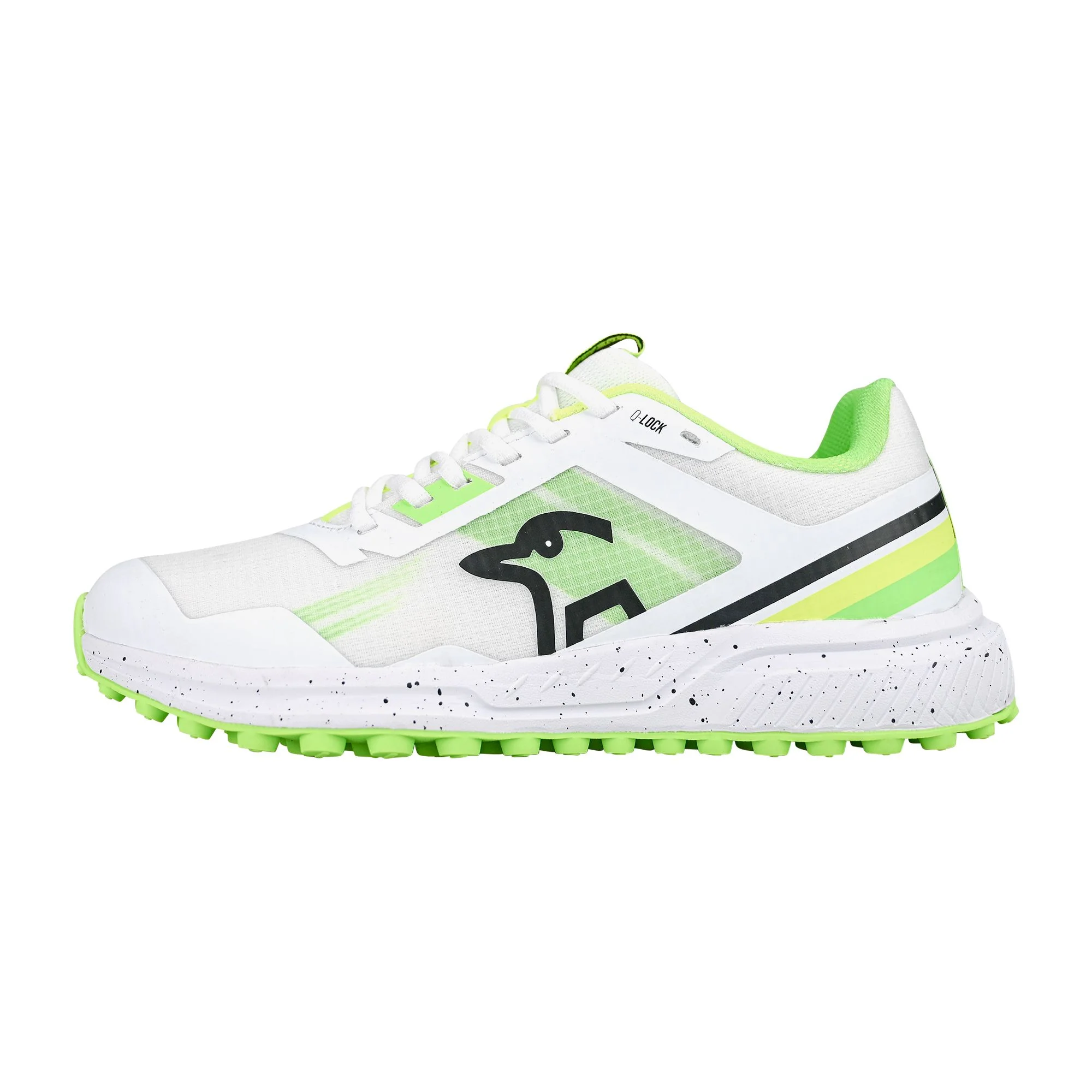 Kookaburra KC 2.0 Rubber Shoes - White/Lime 2025 - Image 5