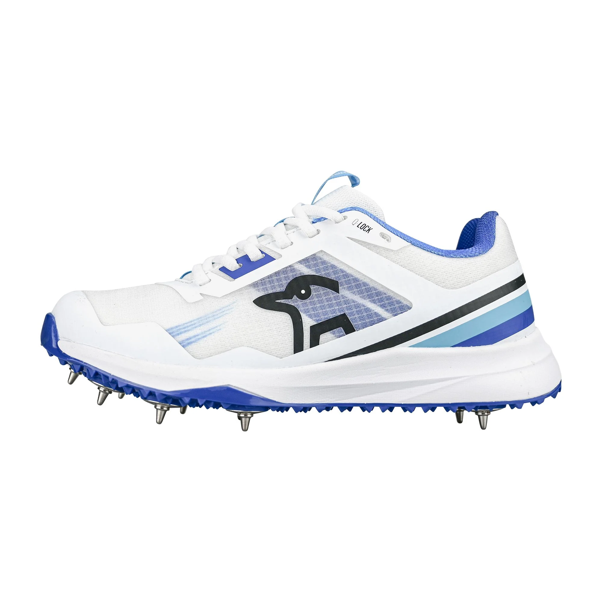 Kookaburra KC 2.0 Spike Shoes - White/Blue 2025 - Image 5