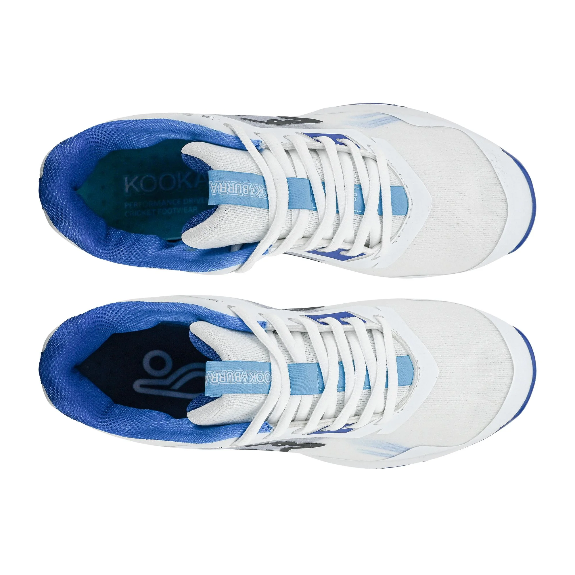 Kookaburra KC 2.0 Spike Shoes - White/Blue 2025 - Image 7