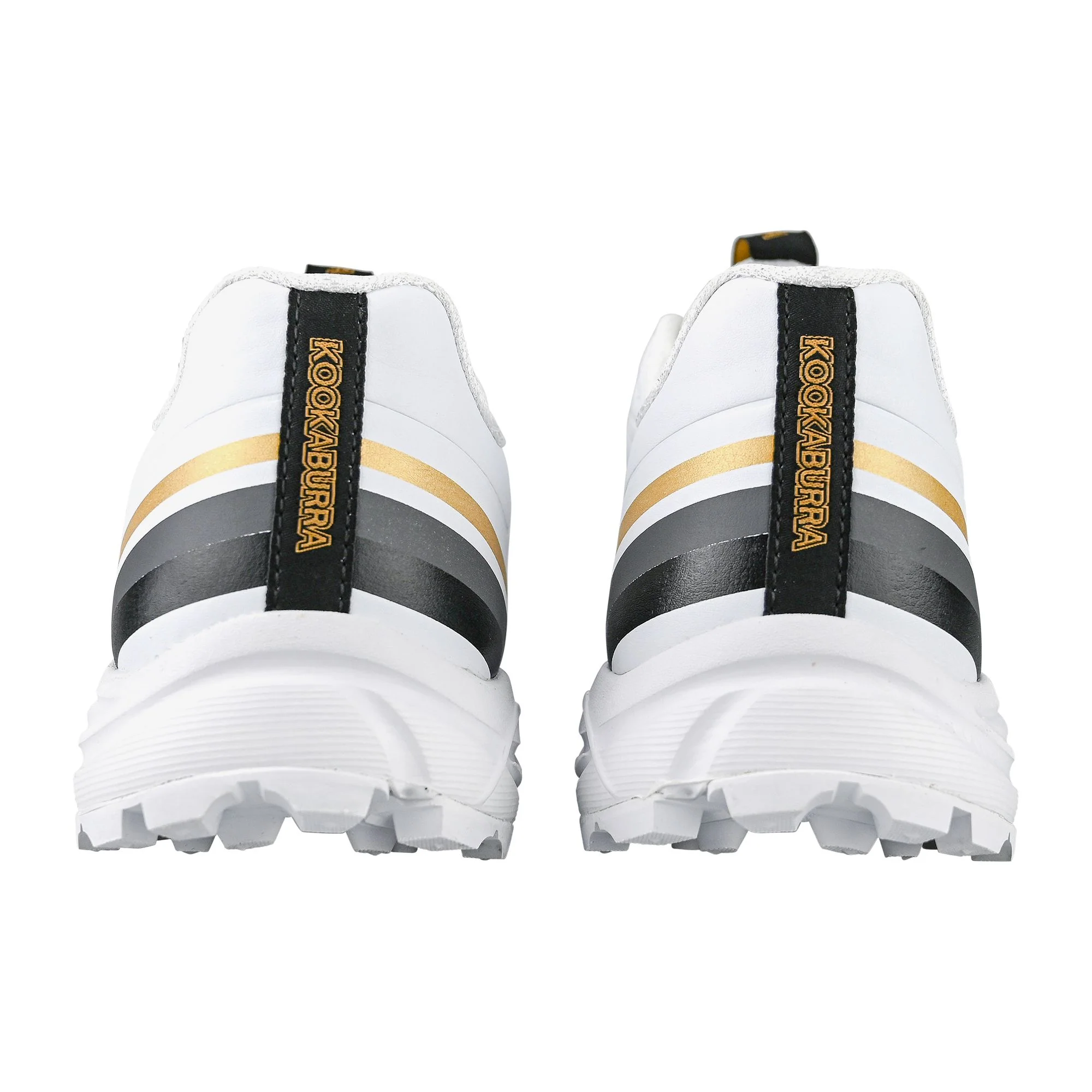 Kookaburra KC 3.0 Rubber Shoes - White/Gold 2025 - Image 6