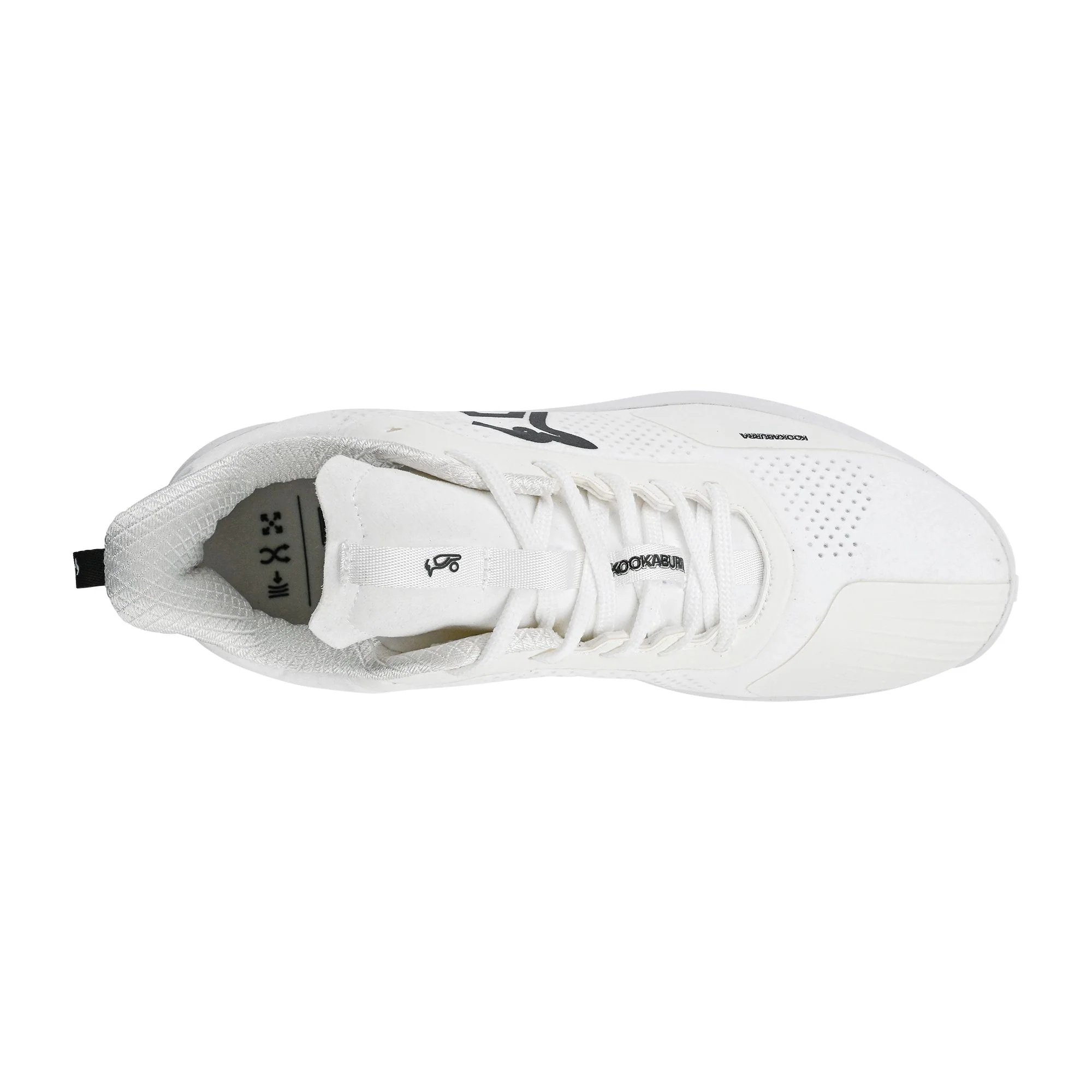 Kookaburra KC Players  Rubber Shoes - White/Black 2025 - Image 6