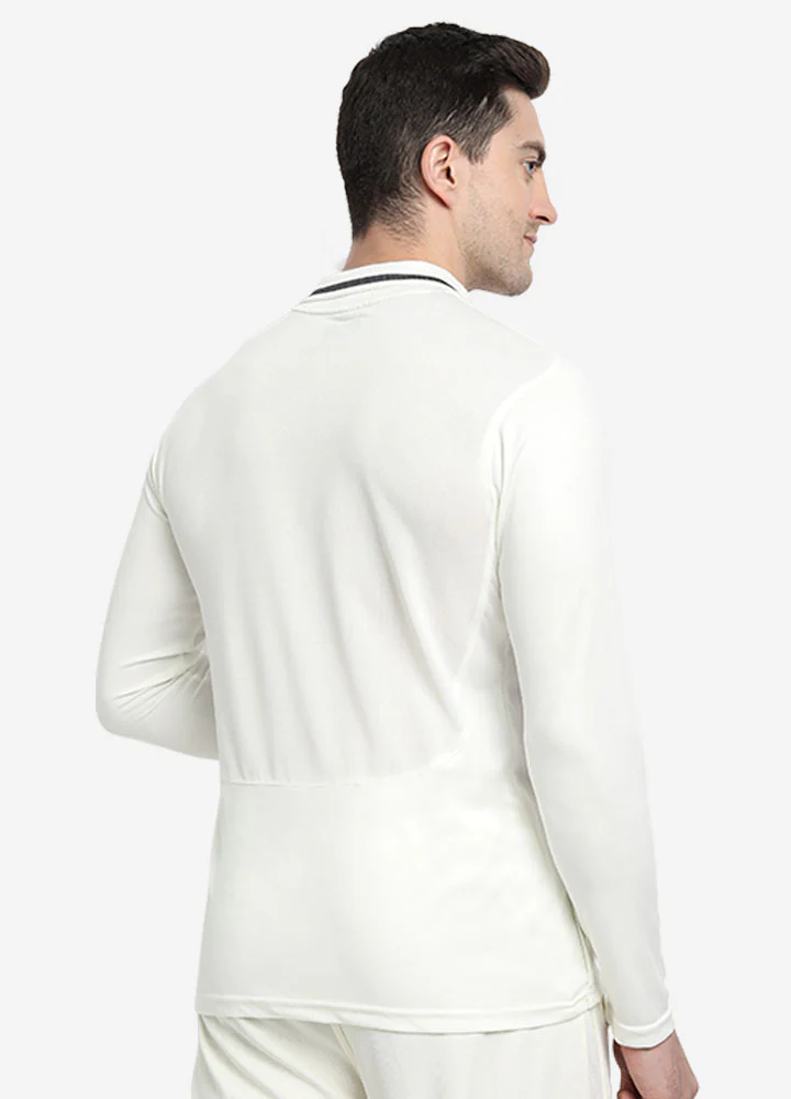 Shrey Cricket Premium Shirt L/S (Off White) - Image 4