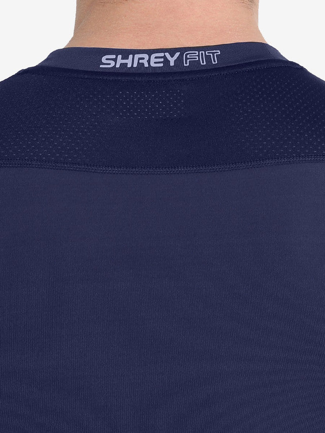Shrey Intense Compression Long Sleev Top - Navy - Image 4